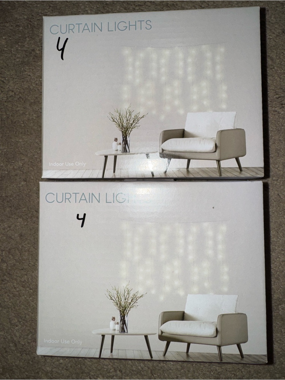 Curtain Lights String Light Set - Warm White
